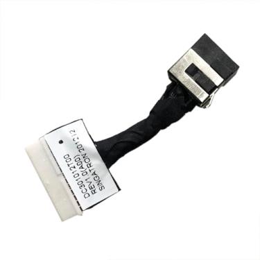 Imagem de HSSDTECH Tomada de alimentação CC Tomada de cabo de porta de carregamento de substituição para Dell Alienware Area 51m R1 R2 ALWA51M 17.3 DC301012T00 0DF23M