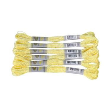 Imagem de Fio De Bordado Metálico De Alto Brilho Com Efeito De Luz, Conjunto De 