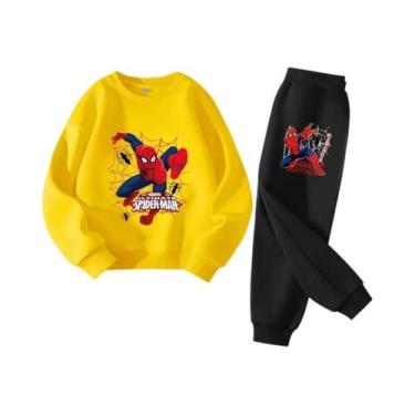 Imagem de Conjunto De Moletom E Calças Com Estampa De Desenho Animado Da Disney 