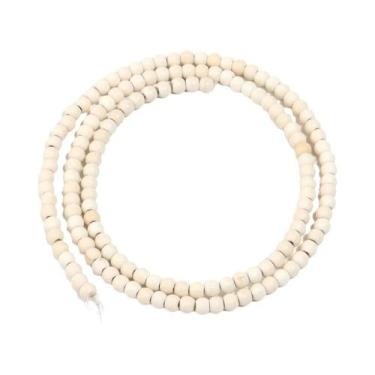 Imagem de Contas De Pedra Natural Turquesa Branca 3-20mm Contas Redondas Soltas 