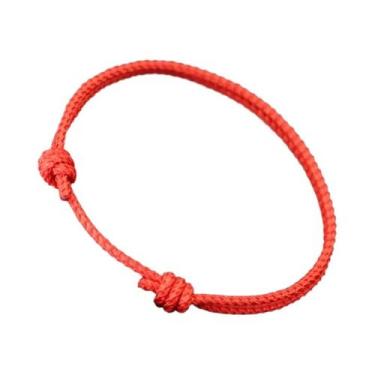 Imagem de Pulseira Unissex Ajustável De Corda Trançada 4 Estilos Étnicos Minimal