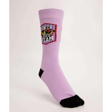 Imagem de Meia Masculina Cano Longo Coringa Liga Da Justiça-73016 - LIGA DA JUST