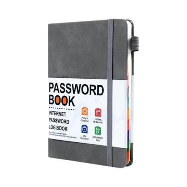 Imagem de Caderno Colorido B6 Com Senha E Índice Para Armazenamento De Senhas - 