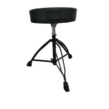 Imagem de yinfente Banco de tambor, assento de bateria ajustável com acolchoado grosso para músicos e bateristas