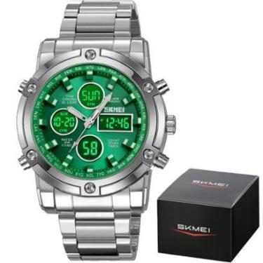 Imagem de Relógio Masculino Skmei 2556 Á Prova D'água Digital Esporte Luxo-Masculino