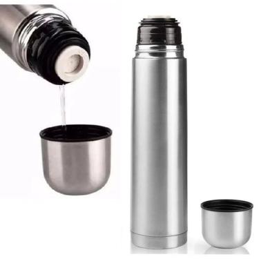 Imagem de Garrafa Termica Aço Inox Portatil 500ml Vacuum Cafe Agua Cha
