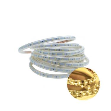 Imagem de Kit 5 Metros Fita Led Taschibra 5w/m Ip67 Alta Proteção Cores 3000k Quente 220v