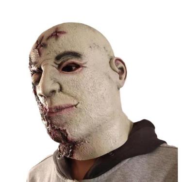 Imagem de Máscara de cosplay Burnings Faces Halloween, Carnaval, Páscoa, látex -