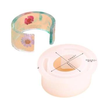 Imagem de Moldes De Silicone Para Resina Epóxi Em Tamanhos Variados Para Pulseir