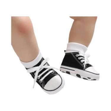 Imagem de Tênis Clássicos De Lona Para Bebês Meninos E Meninas Com Estampa De Es