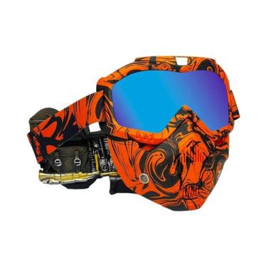 Imagem de Máscara De Capacete De Motocross Respirável E À Prova De Poeira Para M