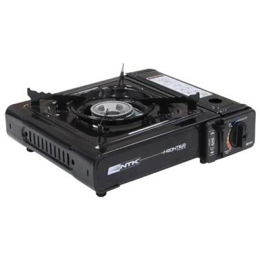 Imagem de Fogareiro Fogão Camping Pesca Frontier Ntk Nautika Preto, Preto