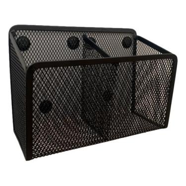 Imagem de Porta Marcador PRETO Quadro Branco Imantado Duplo - BRW - OR5181