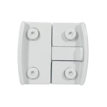 Imagem de Fechadura Bate Fecha Branco Para Vidro / Vidro Blindex