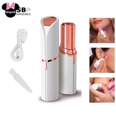 Imagem de Depilador Portátil Facial e Corporal Se01 Depilação de Pelos Indolor Hipoalergênico Multicolor OEM Bivolt Usb