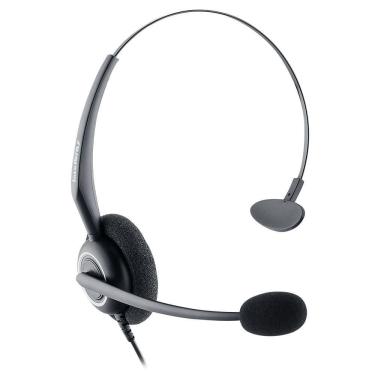 Imagem de Headset com fio CHS 55 RJ9 com Microfone e Cancelamento de Ruído Intelbras