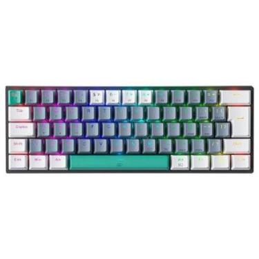 Imagem de Teclado Mecânico Gamer Machenike K500-B61, RGB, Switch Blue,Layout 60% Compacto, HotSwa...