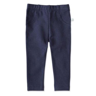 Imagem de Calça Básica Infantil Menina Hering Kids 55atau807 , P, Marinho