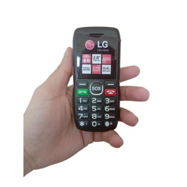 Imagem de Celular Para Idosos Lg G365 Rede 4g Dual Sim Botão Sos