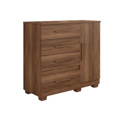 Imagem de Cômoda New Florença 4 Gavetas 1 Porta Com Sapateira - Benetil