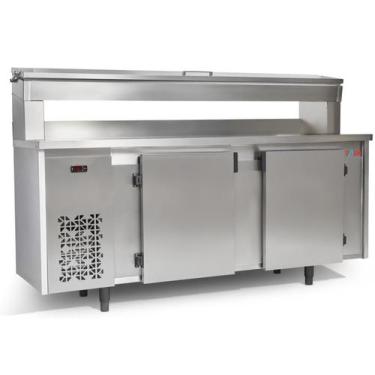 Imagem de Balcão de Encosto com Condimentador Inox Polar BFEIPC-200 127v - Polar