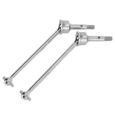 Imagem de Eixo de transmissão da roda dianteira RC, durável, fácil de instalar, melhora o desempenho Conjunto de eixos de transmissão CVD da roda dianteira para TRAXXAS UDR 1/7(Prata)