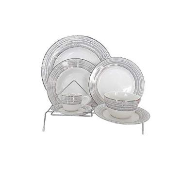 Imagem de APARELHO DE JANTAR 42PC DE PORCELANA NEW BONE PARIS MAIL BOX