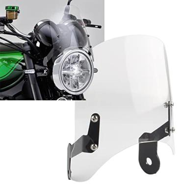 Imagem de FINMOKAL Protetor De Pára-Brisa Para Kawasaki Z900Rs 2017 2018 2019 2020 2021 Transparente Claro