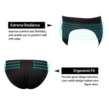 Imagem de Tingpai Cuecas de natação masculinas de secagem rápida maiô espo vo de cintu ba a pa natação na p ia surf