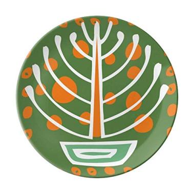 Imagem de Vaso de plantas, Totems do México, Prato de civilização Antiga de Porcelana, Prato de jantar