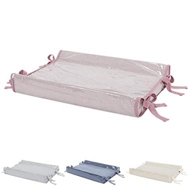 Imagem de Batistela Baby “Trocador De Bebê Americano Anatômico Linho Rosê Batistela”