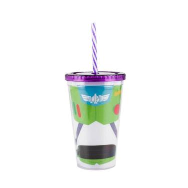 Imagem de Copo Com Canudo Buzz Lightyear Toy Story 450Ml - Disney