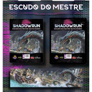 Escudo do Mestre: Shadowrun Sexto Mundo -RPG - New Order - Livros