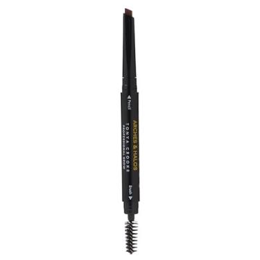 Imagem de Arches & Halos Angled Brow Shading Pencil - Double Sided Eyebrow Filler and Spoolie - Angled Brush Design for Precise Shaping and Styling - Buildable, Easy Blend Pigment - Auburn - 0.35 g