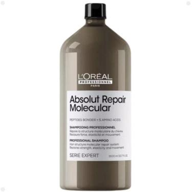 Imagem de Shampoo Profissional L`Oréal Absolut Repair Molecular 1,5L