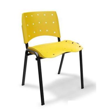 Imagem de Cadeira Secretaria Ergoplax Fixa - Maiart, Amarelo