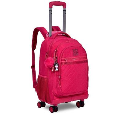 Imagem de Mochila de Rodinhas Rebecca Bonbon 360º Crinkle com Matelassê-Feminino