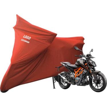 Imagem de Capa Para Cobrir Moto Ktm 390 Duke Não Risca Pintura - Mz, Vermelha