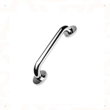 Imagem de Alça de Apoio 40cm Barra Inox Suporte Banheiro Box Quarto Corredor Par