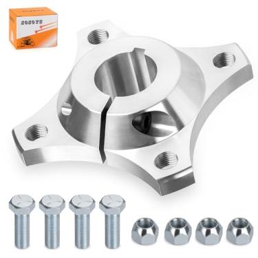 Imagem de Cubo de roda de alumínio com eixo traseiro com furo de 3,5 cm para carrinho de carro off-road