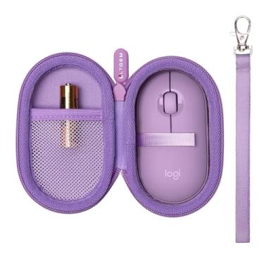 Imagem de LTGEM Capa compatível com Logitech POP & Pebble Mouse 2 M350s/M350/M355/M340/i345 mouse Bluetooth sem fio, roxo (apenas capa)