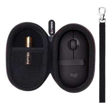 Imagem de LTGEM Capa compatível com Logitech POP & Pebble Mouse 2 M350s/M350/M355/M340/i345 mouse Bluetooth sem fio, preto