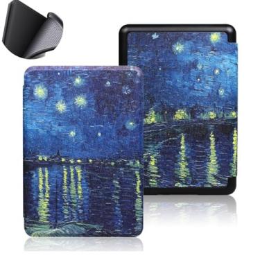 Imagem de GUKSRASO Capa para 6" Kindle Paperwhite 5º/6º/7º (2012-2015 Modelo: EY21/DP75SDI) - Material TPU Macio com Função de Hibernação/Ativação Automática Inteligente
