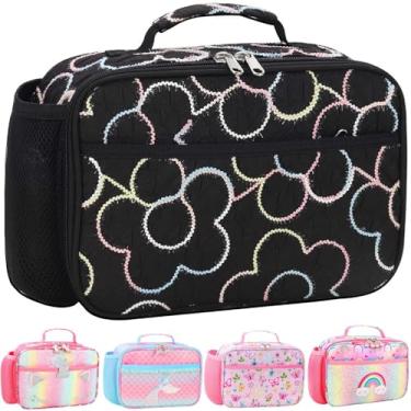 Imagem de RHCPFOVR Lancheira infantil – Lancheira isolada para meninos e meninas, lancheira lavável e reutilizável à prova de vazamento para escola e creche