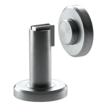 Imagem de Fixador Trava Porta Magnético Dual Piso Ou Parede Metalico - COMFORTDO