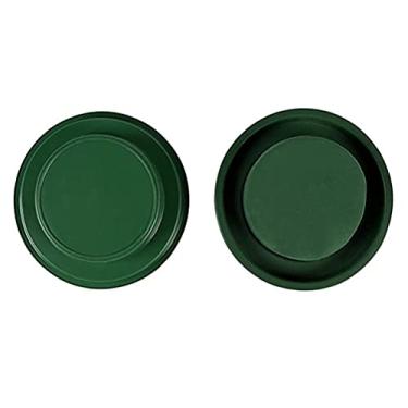 Imagem de Naroote Tigela de Espuma para Arranjo de Flores, Tigela de Espuma Floral Molhada para Festa (verde)