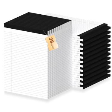 Imagem de Blocos de notas 8,5 x 11,75 blocos de notas 36 pacotes brancos