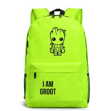 Imagem de Mochila I am Groot Anime School de poliéster para crianças