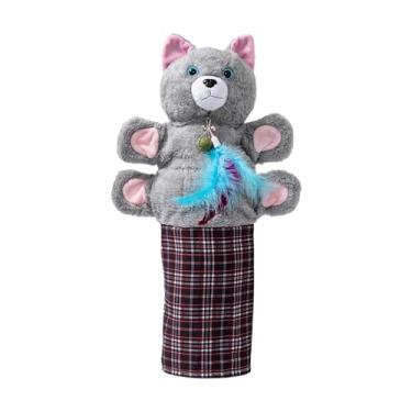 Imagem de KiBcsLic Luva de Luta Livre para Gatos, Boneco de Luva para Gatinhos, Brinquedo Divertido de Luta Livre para Gatos, Fantoche de para Brincar e Treinar