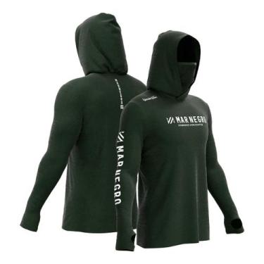 Imagem de Camisa Mar Negro X-Protect 360 Eduardo Monteiro Buff e Capuz Verde Mus